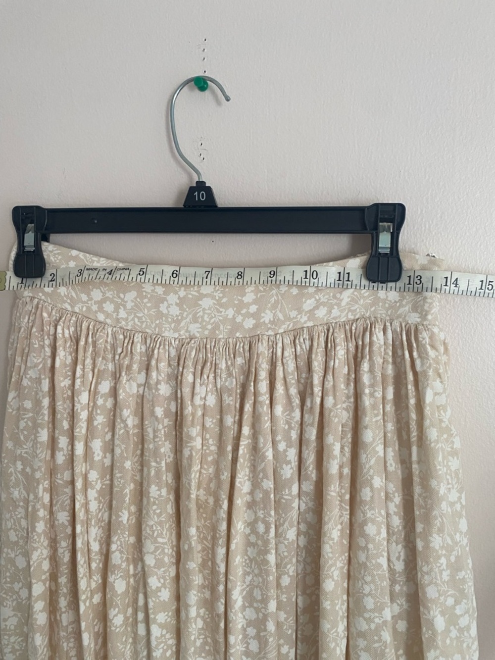 MARBLE Cream Floral Maxi Skirt - Picture 12 of 15